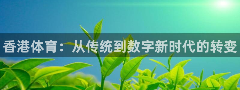 劲爆体育现场直播nba：香港体育：从传统到数字新时代的转变